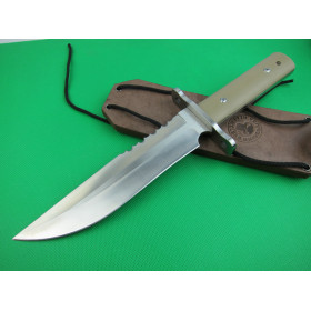 7Cr17MOV Stainless Steel Military Knife Rescue Knife for Army with G10 Handle UDTEK01415